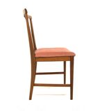 Set of 4 Scandinavian walnut chairs, Sweden, 1960