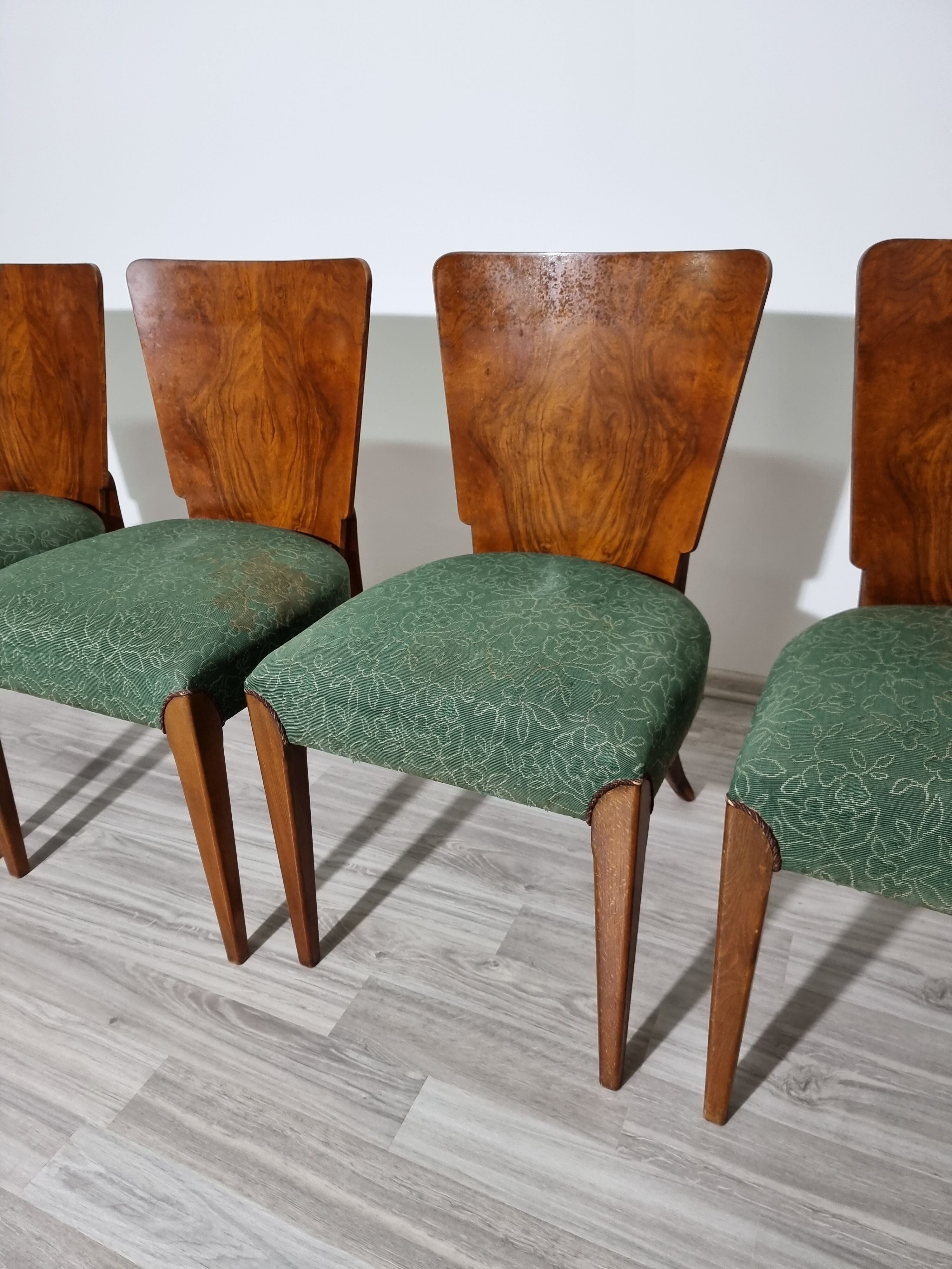 Dining chairs by Jindrich Halabala