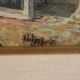 Modern painting signed Aldo Bressanuti, city view, 20th century