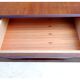 Scandinavian row in vintage teak design 50s/60s