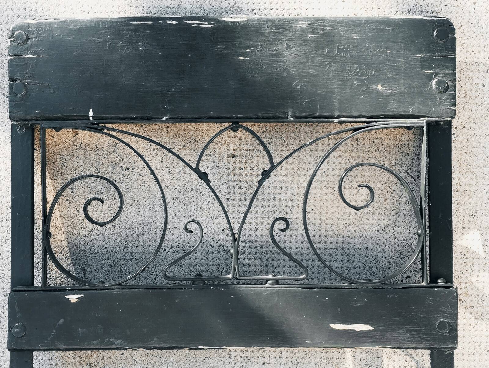 Garden furniture set with 6 chairs, known as Vichy? Art Nouveau 1880?