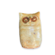Vase pique fleur representing a sandstone owl, by Ginette and Edouard Solorzano