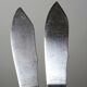 6 vintage/antique silver-plated fish knives in art deco style SFAM