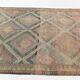 7x10 Kilim Grey Tons Living Room Wool Kilim Rug, 202x315Cm