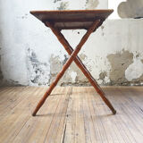Bamboo imitation folding table