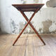 Table pliante imitation bambou