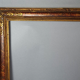 Old Italian frame gilded polychrome wood 47x39 cm, foliage 41x33 cm SB