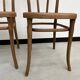 Duo de chaises bistrot anciennes Thonet avec estampille