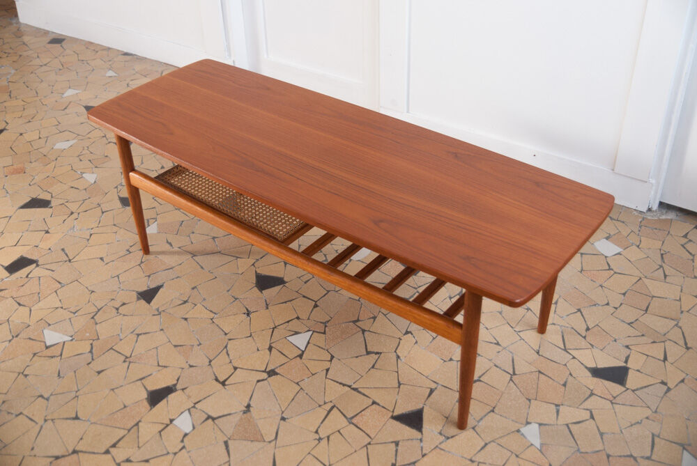 Teak coffee table