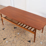 Teak coffee table