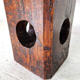 Sculptural antique wine press, France 19th century