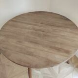 Wooden round table