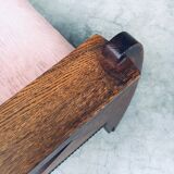 Dutch Art Deco Modernist Reclining Grand Armchair, Netherlands, 1920s