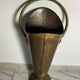Vintage umbrella stands in solid brass and copper – Relief decoration