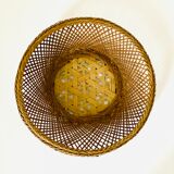 Bohemian wicker basket