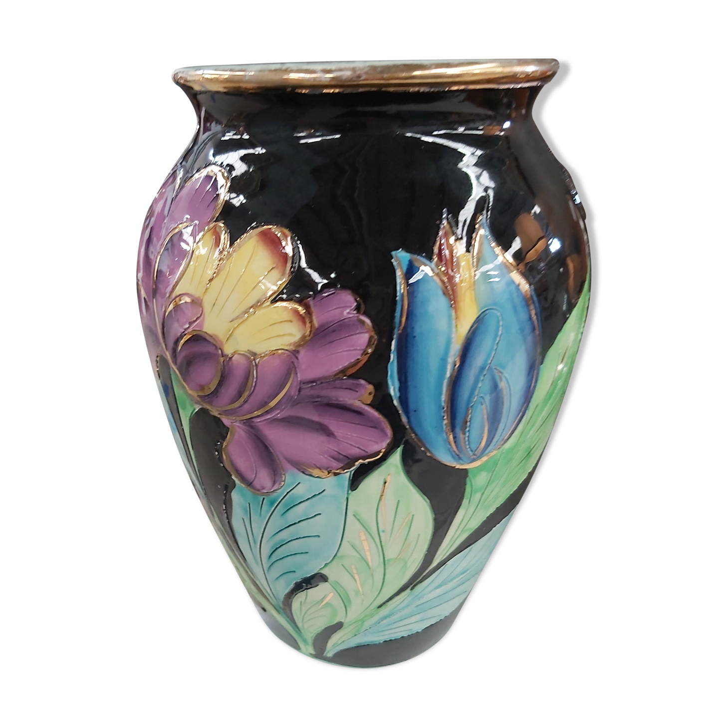 Vase signed Vallauris