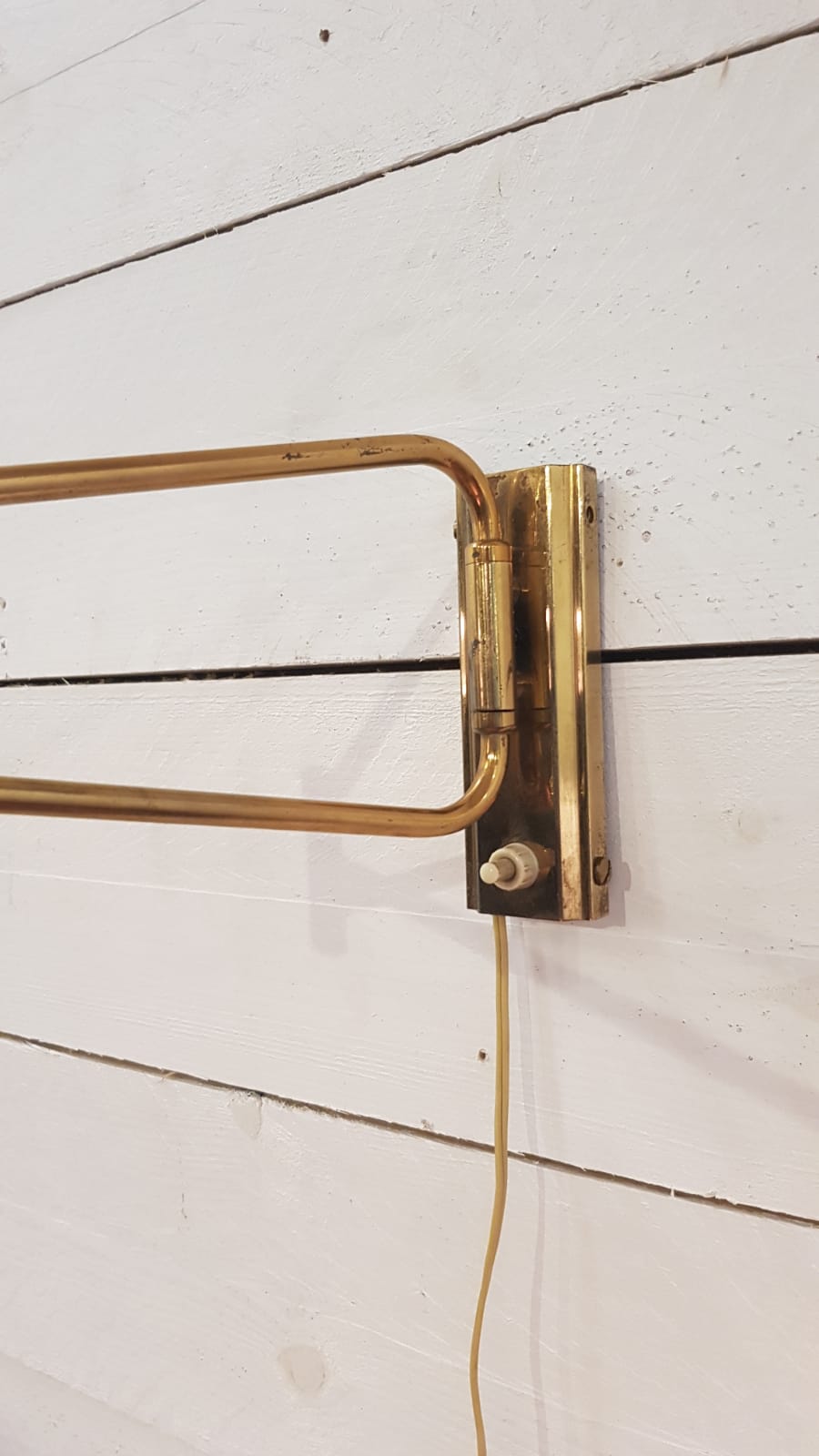 Wall lamp to double arms by René Mathieu to Lunel, 1950