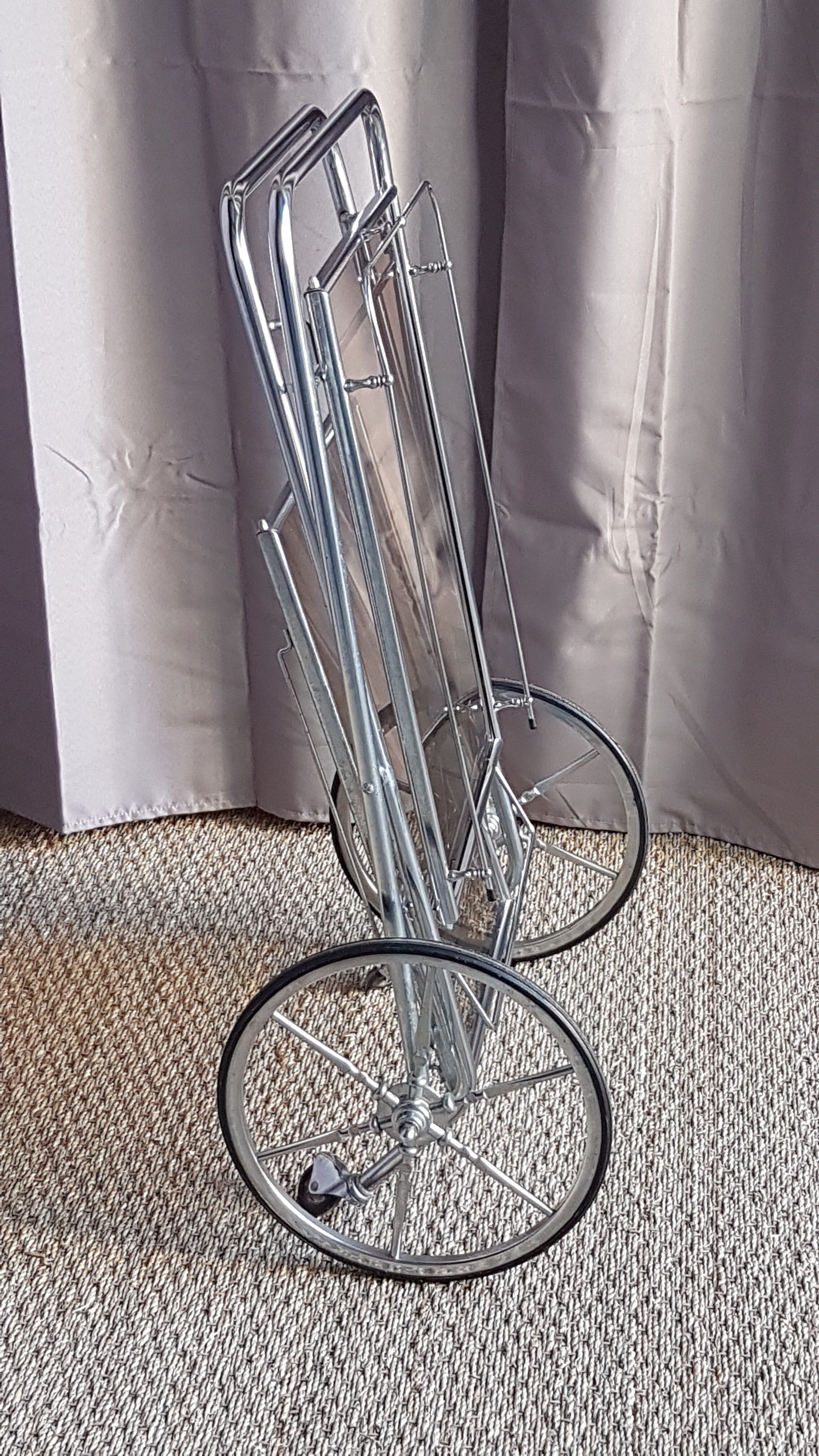 Desserte vintage chromée