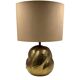 Organic modern brass table Lamp, Tommaso Barbi Italy 1970