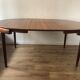 Ensemble table et chaise Hans Olsen scandinave teck 1950