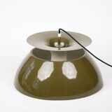 Danish vintage pendant lamp Jutlandia by Jorgen Hoj, Holmegaard, 1970s