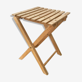 Tabouret boit de canapé pliant en bois