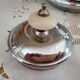 Vintage English teapot in chromed metal and bakelite "Denlagh Products"