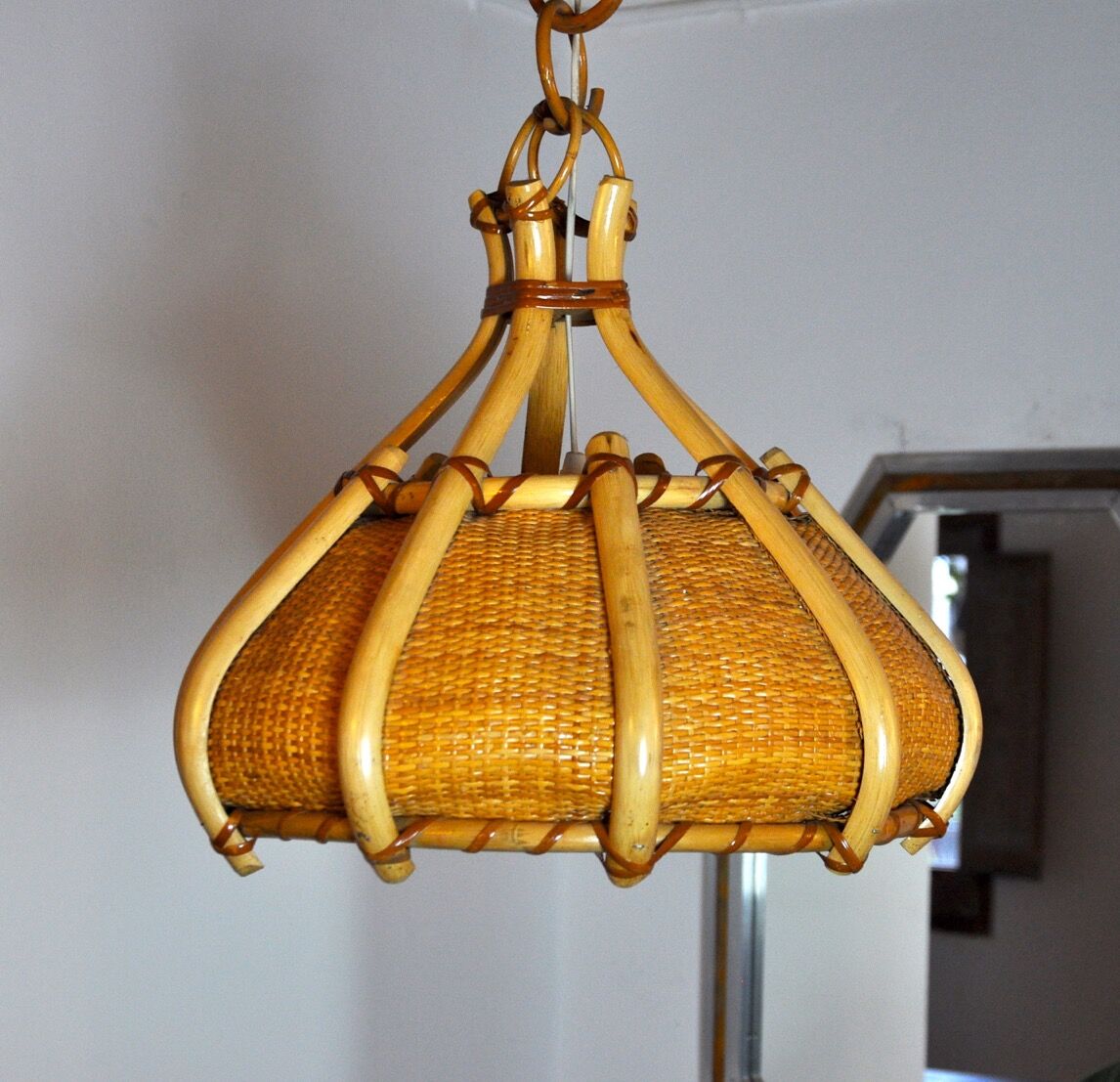 Rattan hanging France 1960