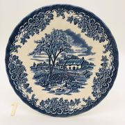 6 assiettes à dessert en faïence anglaise Myott Meakin