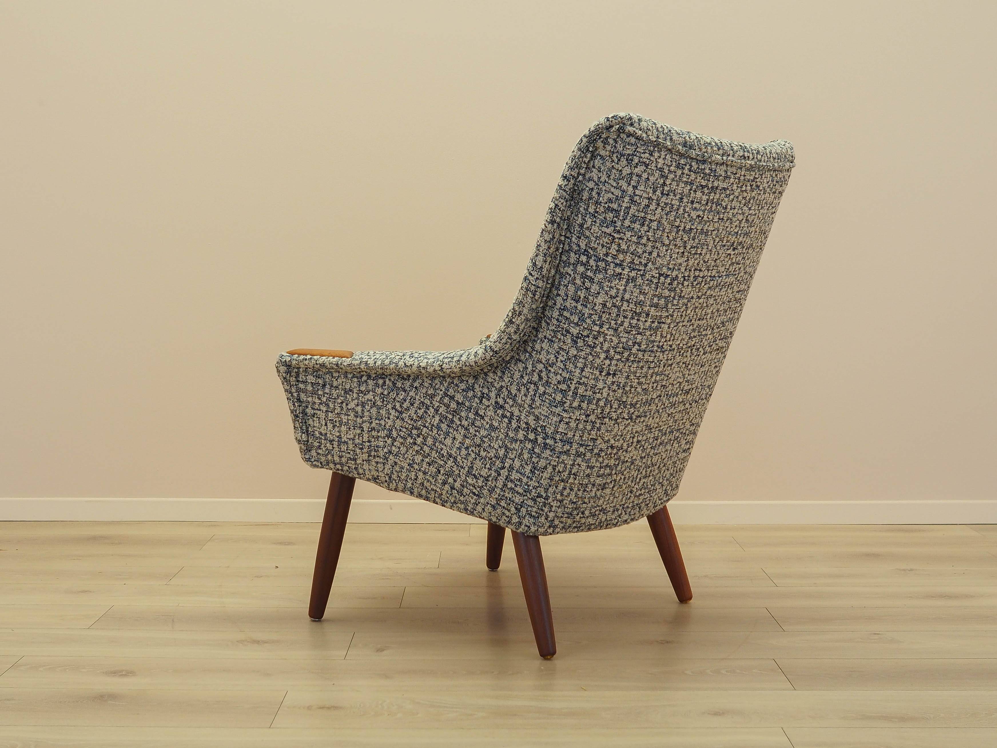 Fauteuil, design danois, années 1970, fabriqué au Danemark