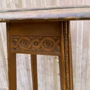 Antique Stand / Sculpted Wooden Plant Holder — 1900s Era
