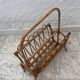 Bamboo magazine rack