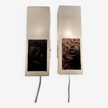 Pair of “scandinavian design” wall lights.