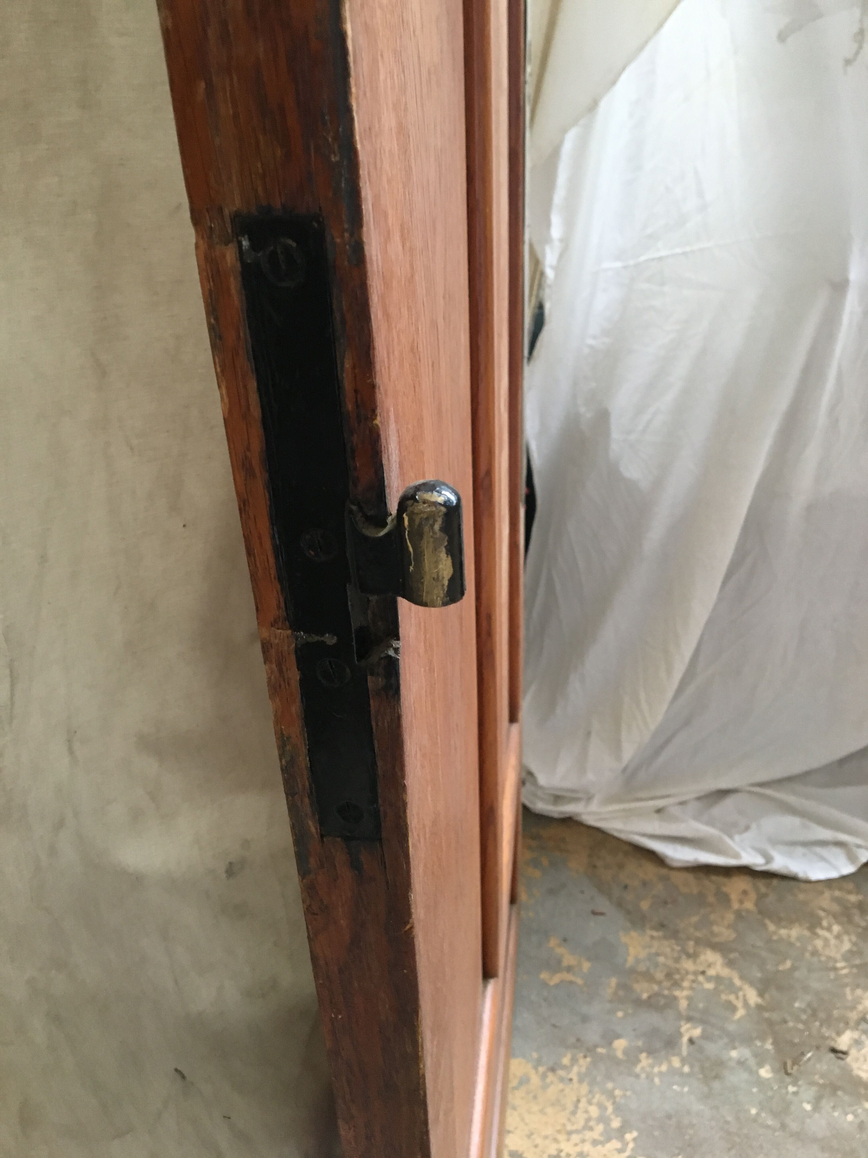 3 identical oak ancient doors