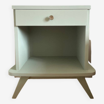 Renovated compass foot bedside table