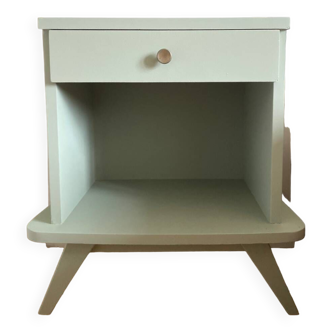 Renovated compass foot bedside table