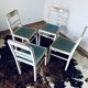Series of 4 vintage chairs