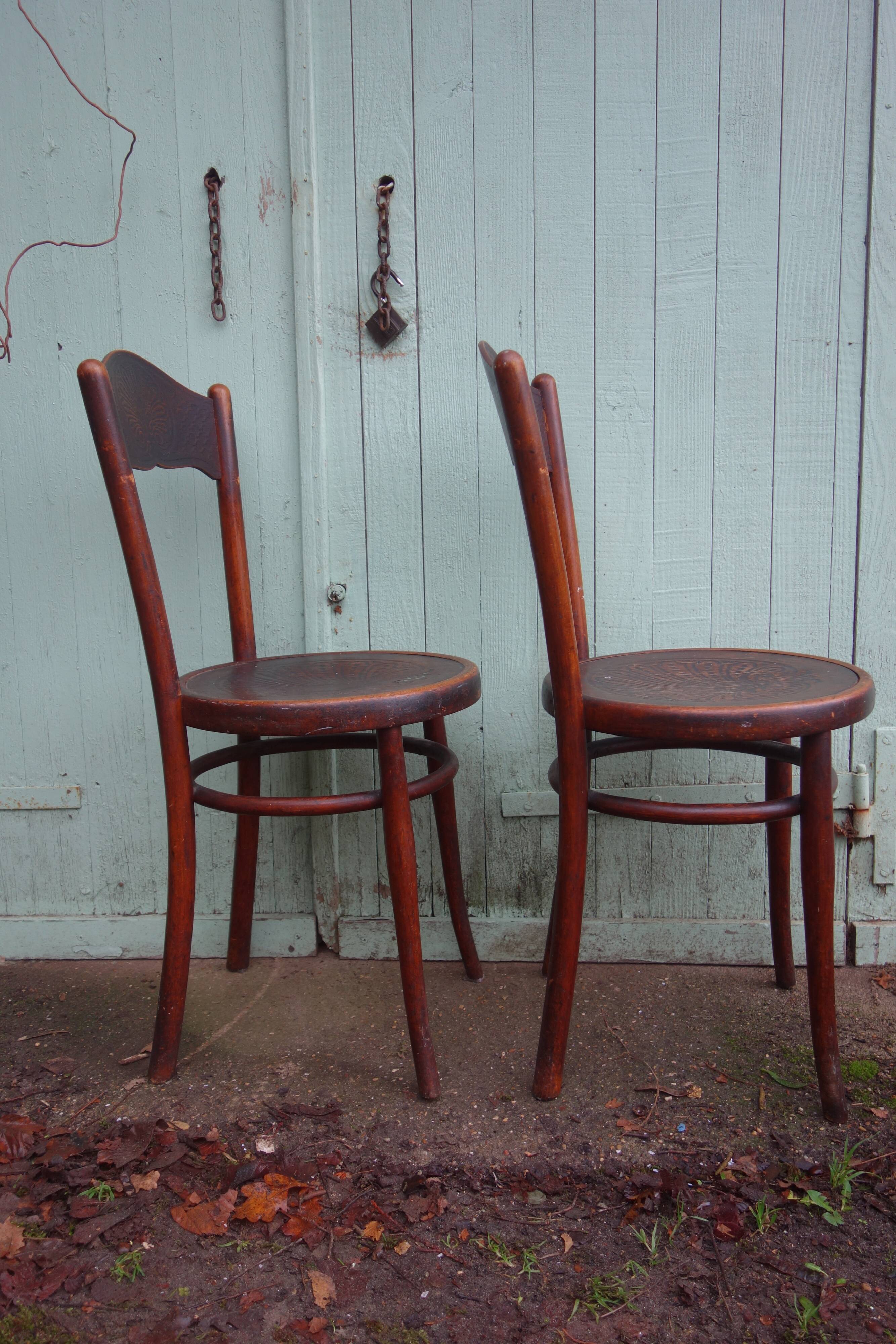 Pair of Kohn bistro chair