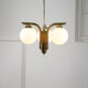 Vintage italian golden angel chandelier