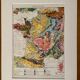 Old geological map of France - 1930