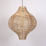 Set of 3 rattan chandelier,extra large light 50 cm x 60 cm