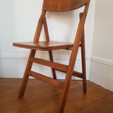 Wooden folding chair 50s