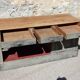 Old weathered counter/trade furniture/kitchen island