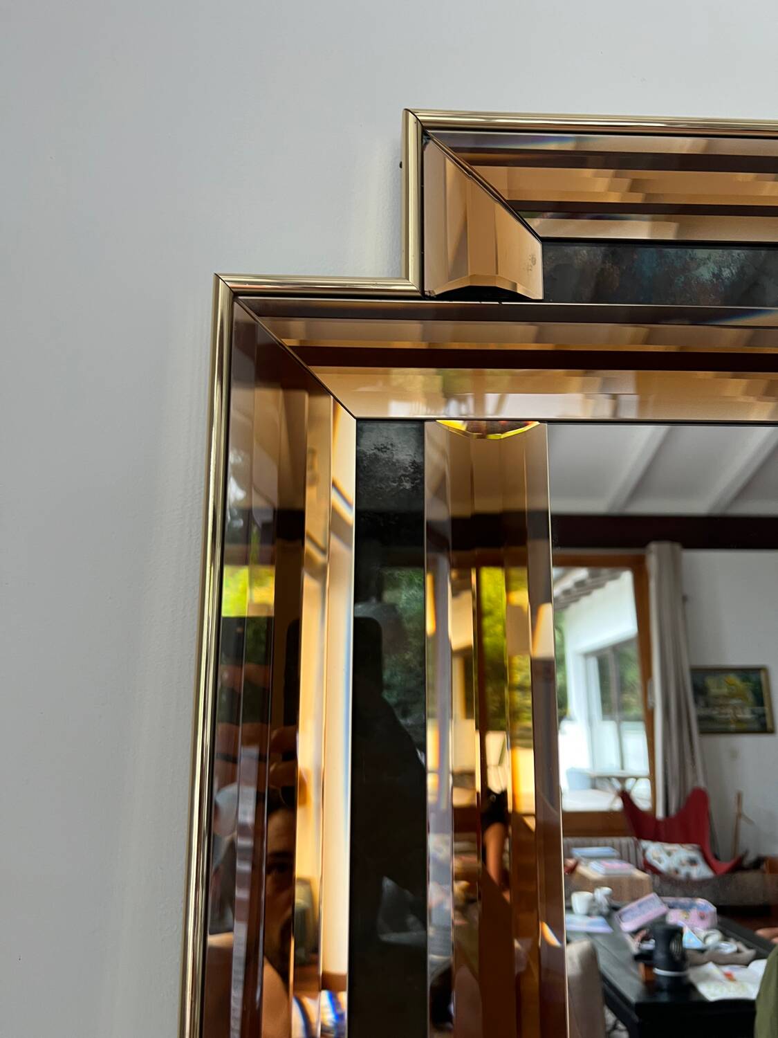 Miroir Schoninger vintage de style Hollywood Regency