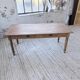 Bistro farmhouse table cherry wood turned legs 180cm