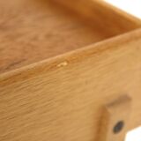 Scandinavian oak bedside table, Sweden, 1960s