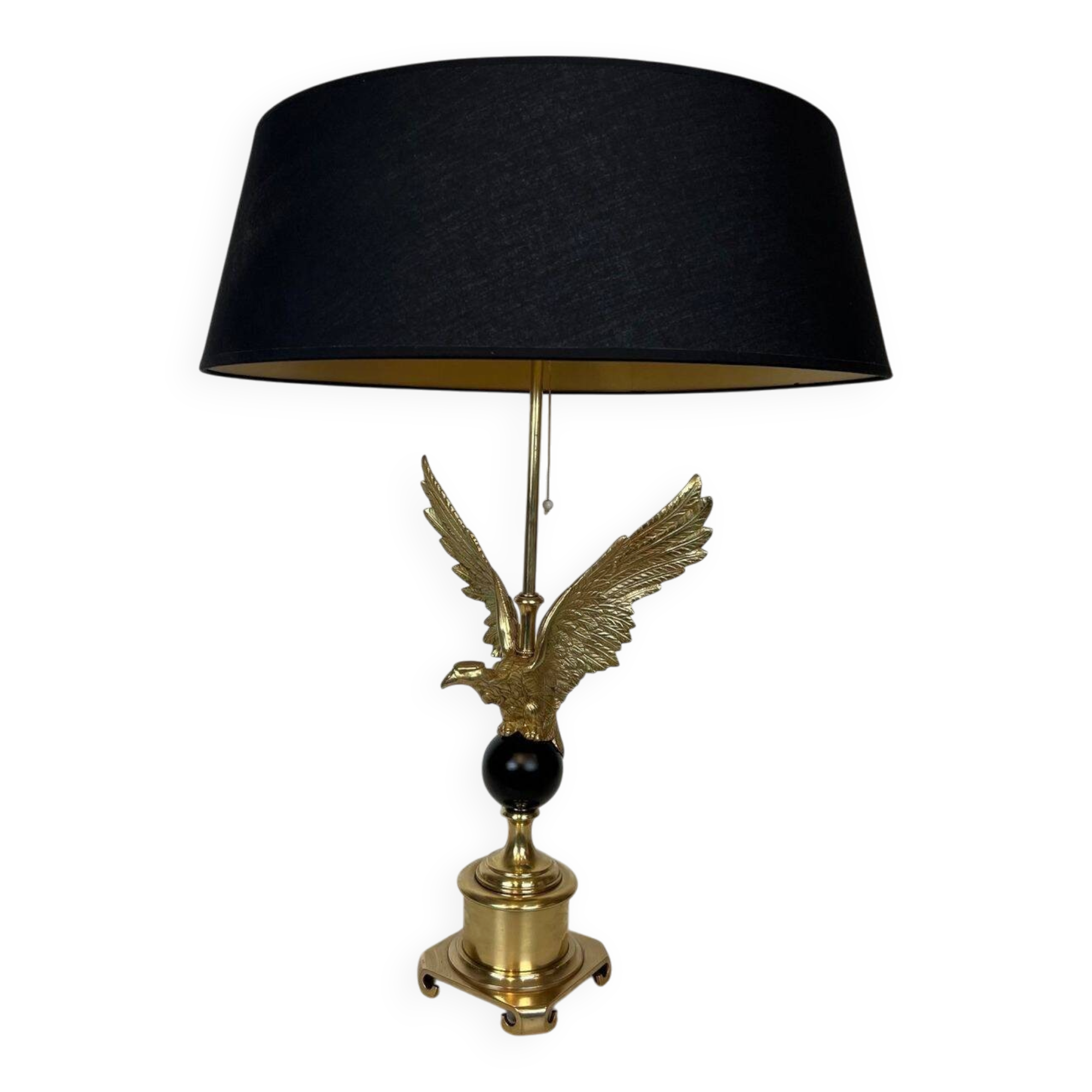 Royal Eagle Table Lamp in Bronze, in the Style of Maison Charles, Work