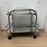 Art Deco Chromed Steel Bar Cart by Robert Mallet-Stevens, France, 1925