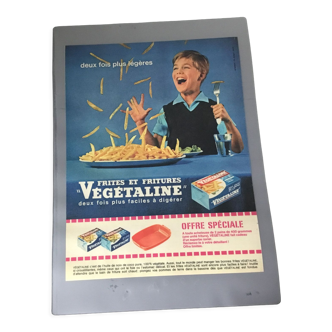 Vintage advertising to frame vegan