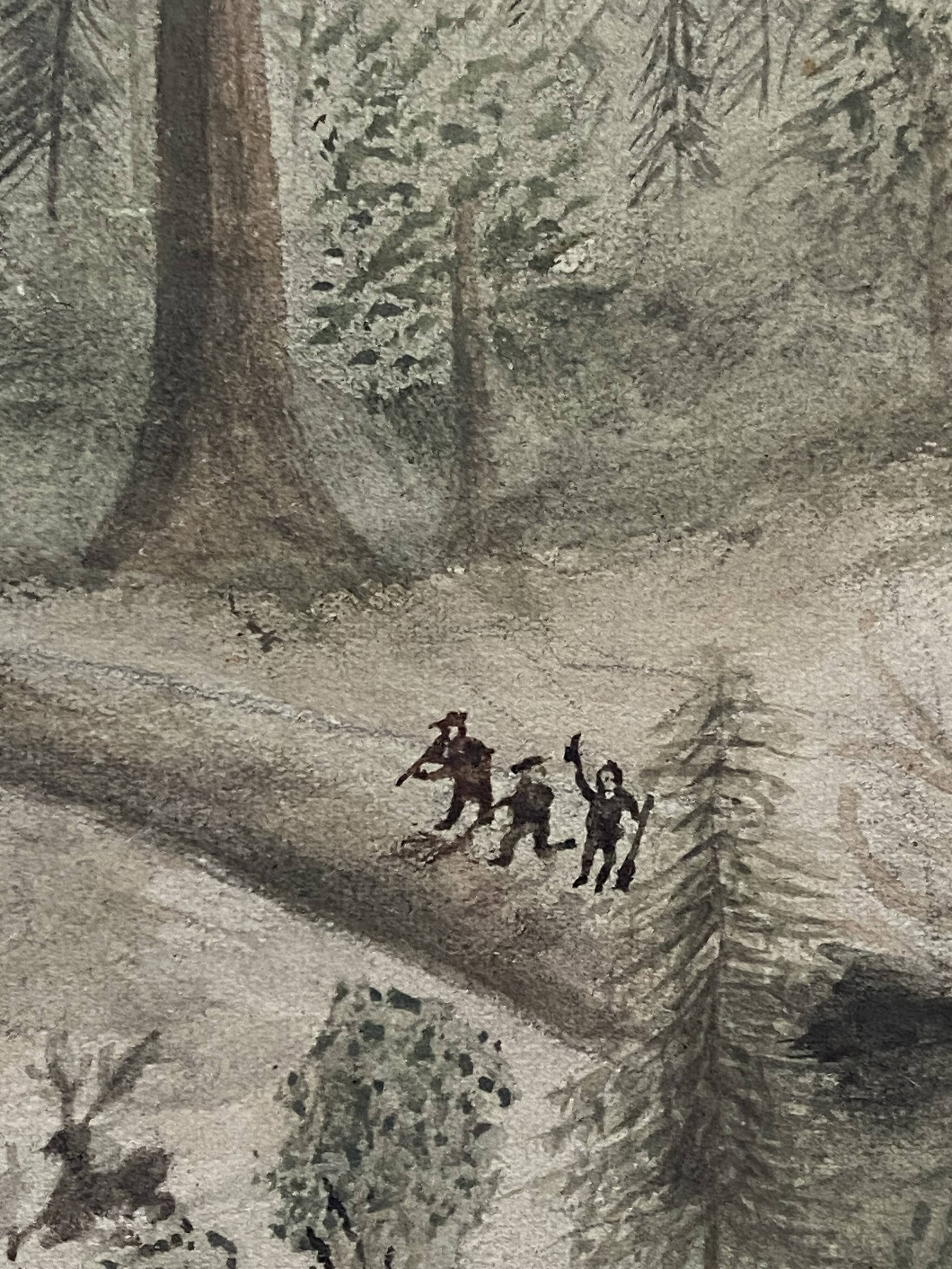 original framed watercolor